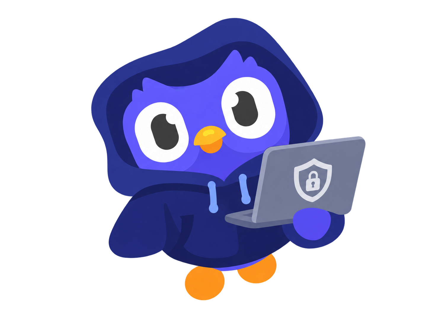 Mascota escudo de CyberLingo